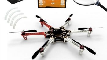 DJI F550 - E300 Propulsion System + F550 Landing Skids +Naza-M V2 & GPS Combo